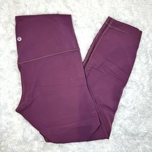 Maroon Lululemon Leggings